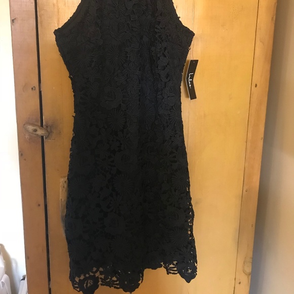 Black Cocktail Dress - Picture 3 of 3